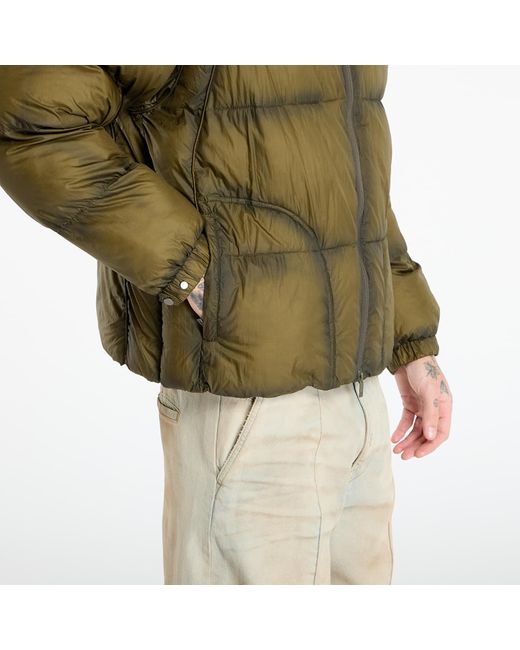 Represent Jas Translucent Hooded Puffer in het Green voor heren