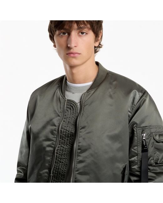 Alpha Industries Gray Jacket Ma-1 Base Flight Jacket Uv for men
