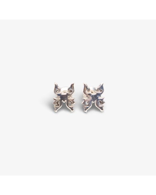 Maple White Spur Earring