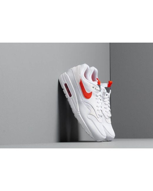 Air Max 1 Se White/ Team Orange Nike pour homme | Lyst