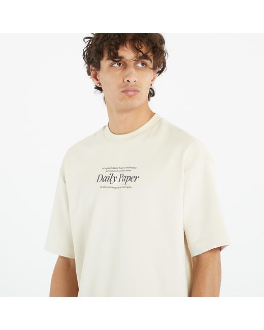 Daily Paper Rosie Short Sleeve T-shirt Birch White for men