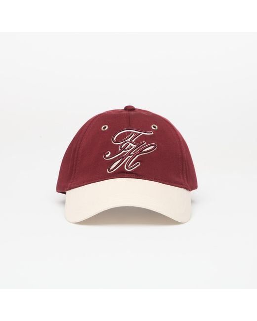 Tommy Hilfiger Red Cap Script Colorblock Cap