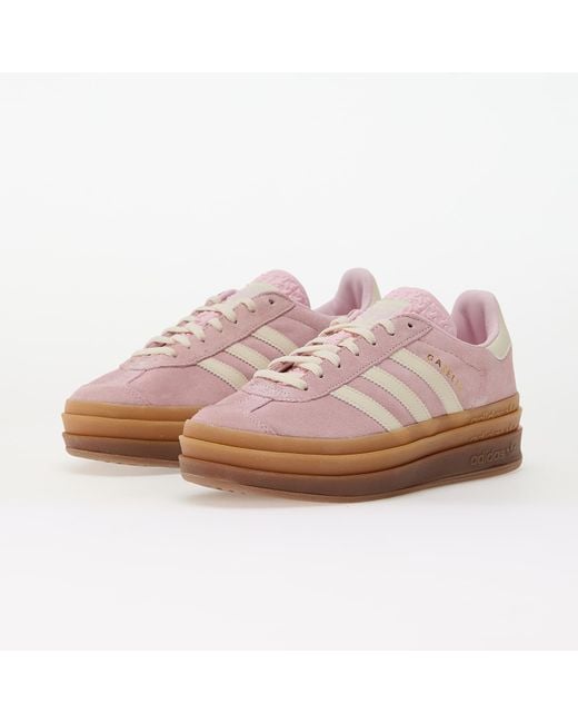 Adidas Originals Pink Sneakers Adidas Gazelle Bold W Clear/ Crew/ Metallic Eur