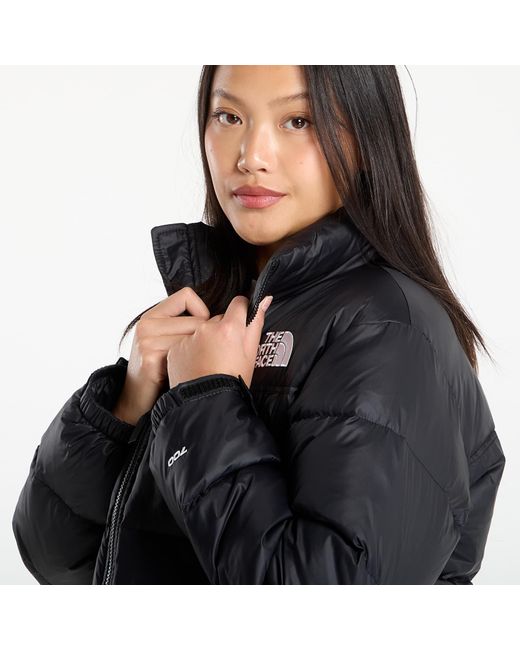 Giacca W Nuptse Short Jacket Tnf/ Tnf di The North Face in Black