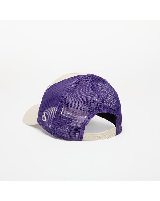 Los Angeles Lakers Nba Script 9Forty E-Frame Trucker Adjustable Cap di KTZ in Pink
