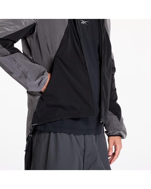 Reebok Black Jacket Running Hooded Jacket/ Misty for men
