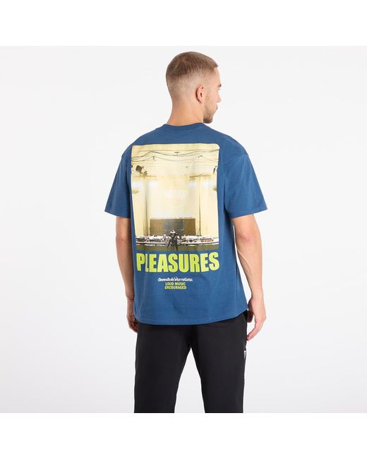 Magietta Peasures Turntabe T-Shirt Bue di Pleasures in Blue da Uomo