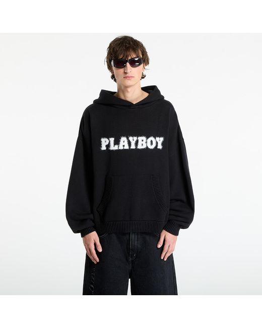 FTSHP Women's Black Sweater Playboy X Sweater Hoodie