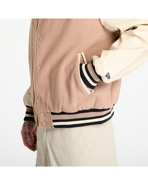 KTZ Pink Bomber Brooklyn Nets Nba Lifestyle Varsity Jacket