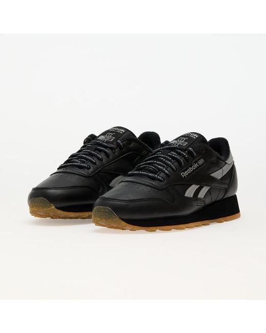Reebok Black Sneakers X Places + Faces Classic Leather Catalyst Ltd/ Eur