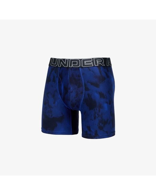 Under Armour Ua Performance Tech 6" Boxerjock 3-Pack Royal/ Gravel in Blue für Herren
