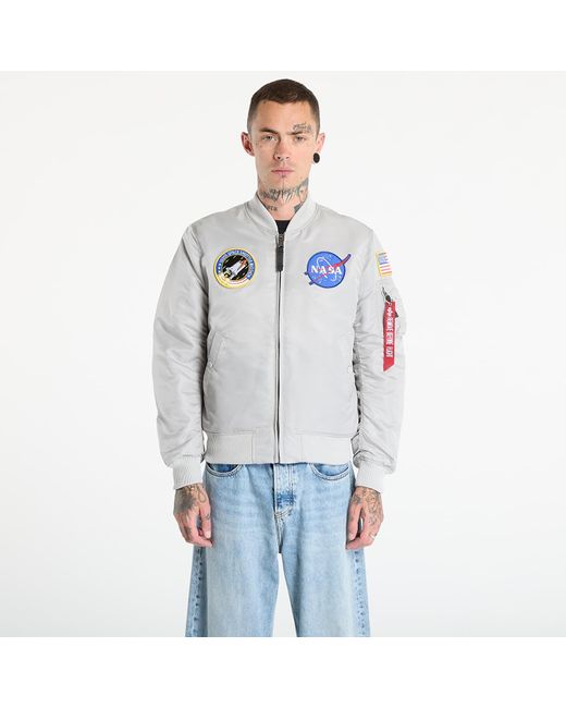 Giacca Alpha Industries Ma-1 Vf Vintage Fit Nasa di Alpha Industries in Blue da Uomo