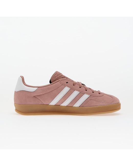 Adidas Originals Sneakers Adidas Gazelle Indoor W Warm Clay/ Ftw/ Gum Eur in het Pink