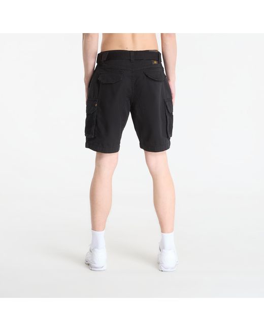 Alpha Industries Black Mesh Utility Short for men