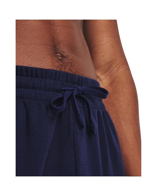 Jogger Rival Fleece Da Uomo Midnight Marino Bianco di Under Armour in Blue da Uomo