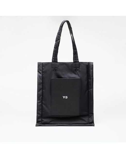 Y-3 Black Lux Tote Bag
