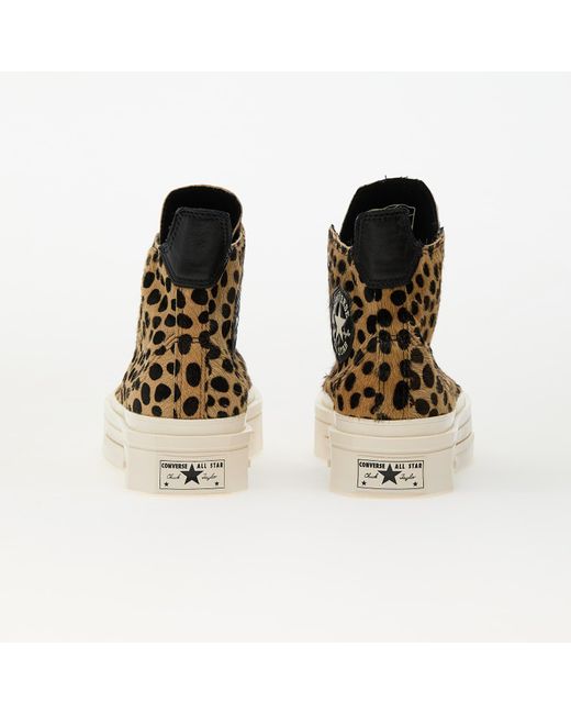 Converse Brown Sneakers Chuck 70 De Luxe Squared Hi/ Egret