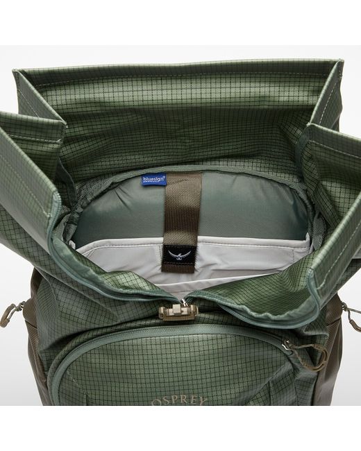 Osprey Green Transporter Roll Top Pack Pine Leaf/ Earl