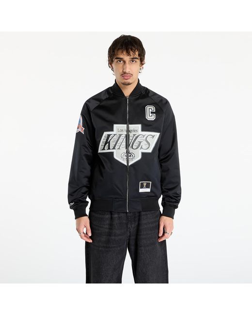 Veste nhl maxxed out satin jacket kings wayne gretzky m Mitchell & Ness pour homme en coloris Black