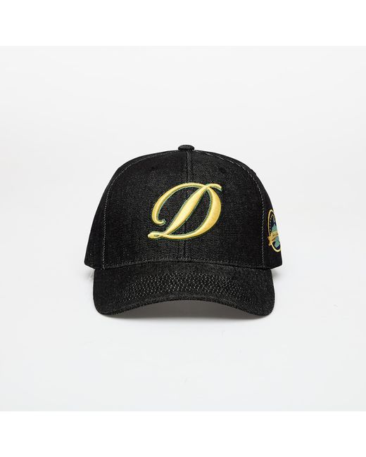 Dime Black Cap Cursive D Full Fit Cap