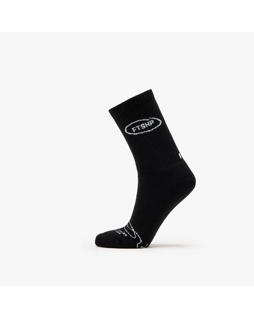 Chaussettes footshop basic crew socks 3-pack 39-42 FTSHP en coloris Black