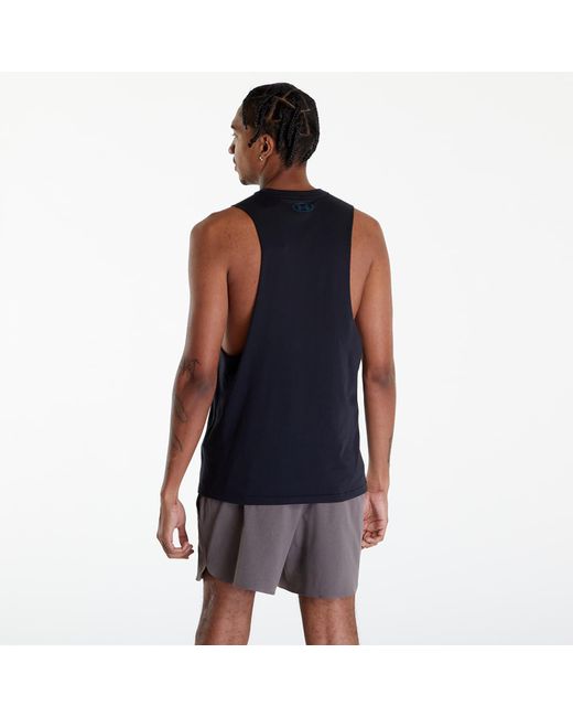 Under Armour Blue Project Rock Bsr Payoff Tank Top / Radial Turquoise for men