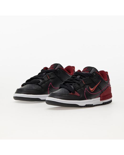 Nike W dunk low disrupt 2 black/ canyon rust-team red-hyper pink