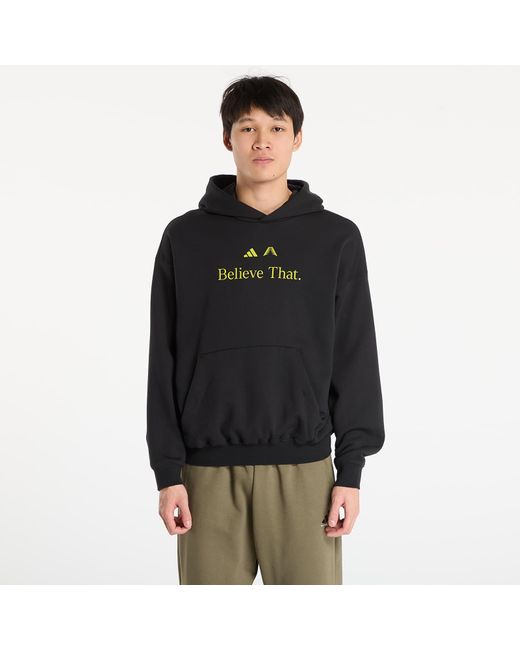 Adidas Originals Black Sweatshirt Adidas X Anthony Edwards Hoody/ Preloved Lime for men