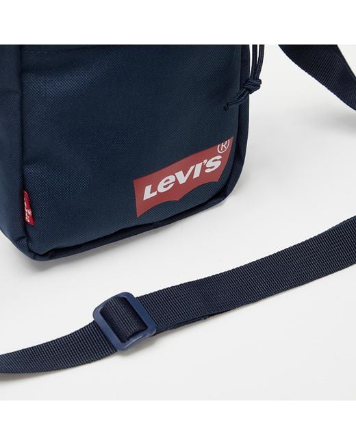 Levi's Blue Tasche mini crossbody solid (red batwing) 0,5l