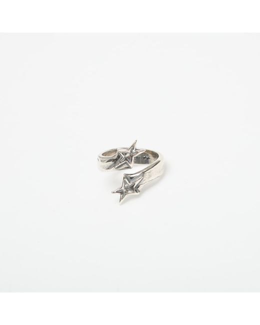 Wrapping Stars Ring di Twojeys in White