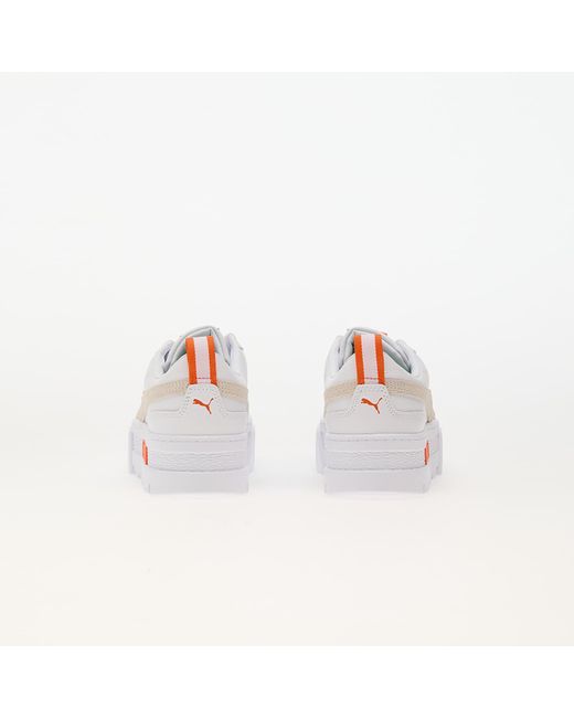 PUMA White Sneakers Mayze Lth Wn's