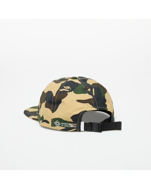 A Bathing Ape Gore-Tex Wind Stopper 1St Camo Panel Cap in het Green