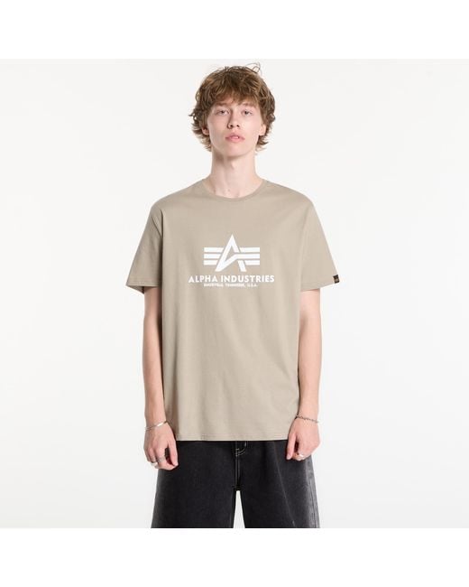 Alpha Industries Natural T-Shirt Basic T-Shirt for men
