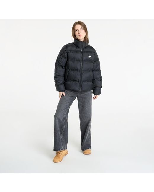 Adidas Originals Black Jacke Adidas Adicolor Short Puffer Jacket