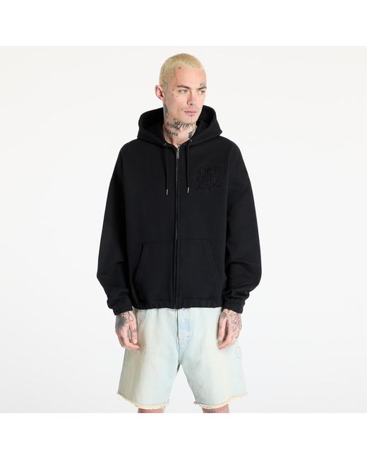 Wasted Paris Sweatshirt Kingdom Curve Destroy Boxy Zip Hoodie in Black für Herren