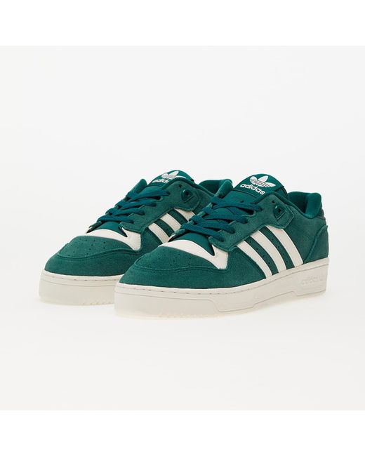 Adidas Originals Green Adidas Rivalry Low Collegiate / Cloud White/ Collegiate for men