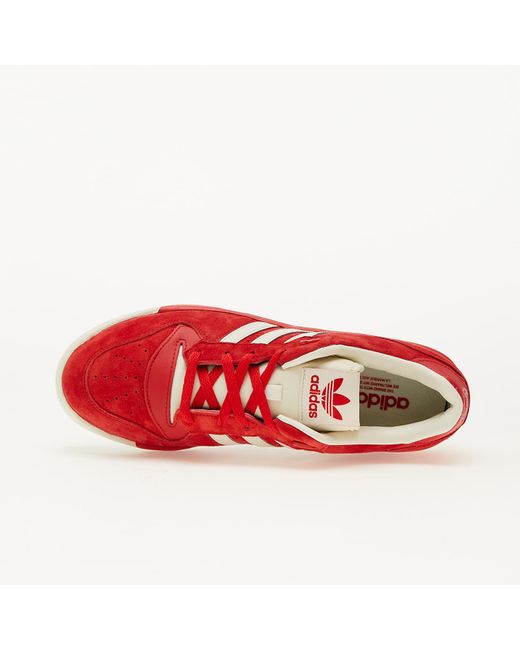 Adidas Originals Red Adidas Rivalry Low Better Scarlet/ Ivory/ Better Scarlet for men