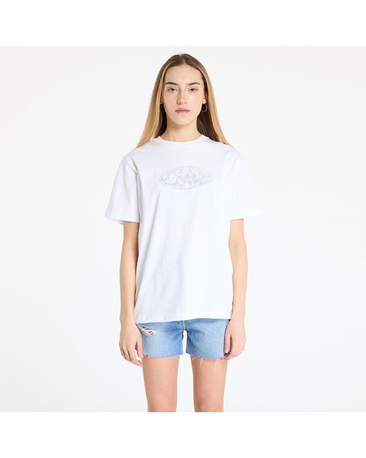 Dime T-Shirt Globe T-Shirt in het White