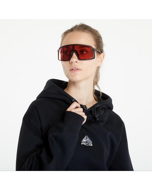 Nike Sweatshirt acg therma-fit fleece pullover hoodie unisex black/ anthracite/ summit white s