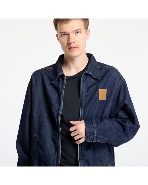 Calvin Klein Jacke Jeans Relaxed Zip Jacket in Blue für Herren