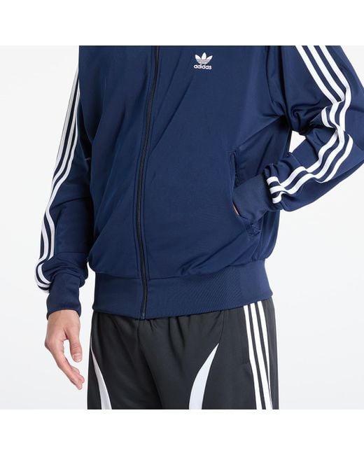 Adidas Originals Blue Jacket Adidas Adicolor Classics Firebird Track Top for men