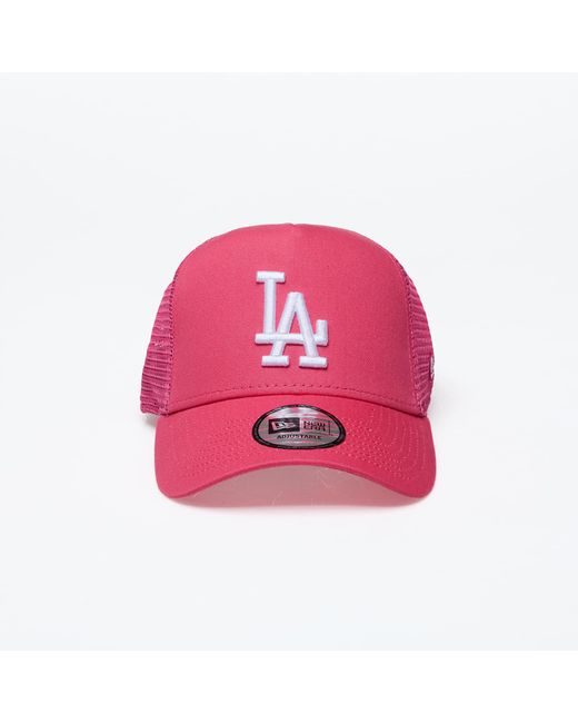 KTZ Pink Los Angeles Dodgers 9forty Trucker Blush/ White