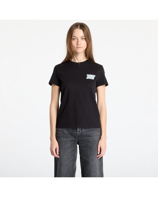 Tommy Hilfiger Black T-Shirt Tommy Jeans Reg Tj Bubble Tee
