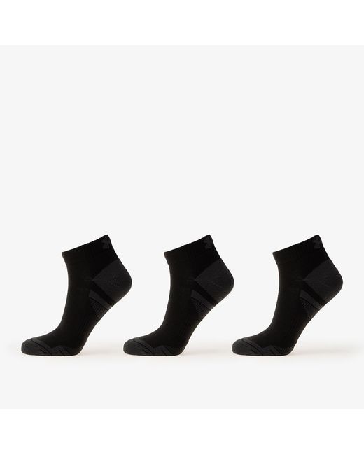 Under Armour Black Performance Tech 3-Pack Low Cut Socks Jet