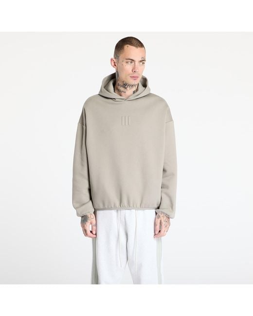 Adidas Originals Gray Sweatshirt Adidas X Fear Of God Athletics Fleece Hoodie for men