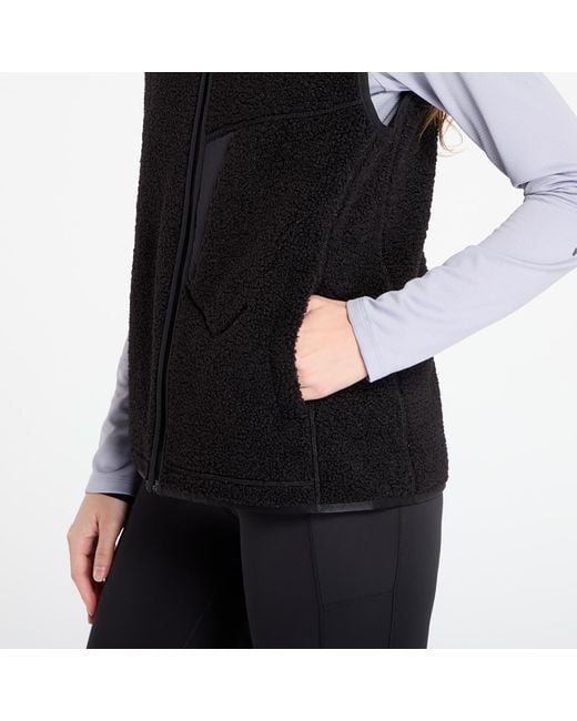 Adidas Originals Black Weste Adidas Terrex Xploric High Pile Fleece Vest