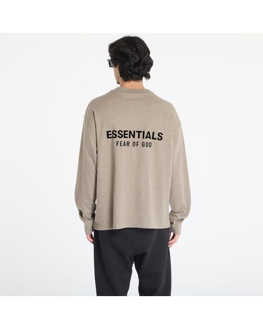 Maglietta Classic Fit Long Sleeve Tee di Fear Of God in Natural da Uomo