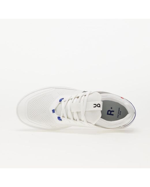 On Shoes White W The Roger Spin Undyed-/ Indigo