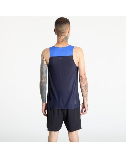 On Shoes Tank Top Performance Tank in Blue für Herren