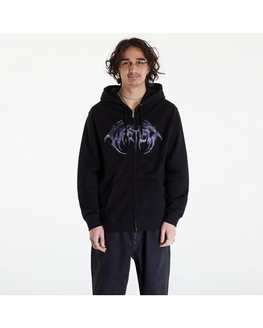 Wasted Paris Black Hoodie Zip Ashes for men